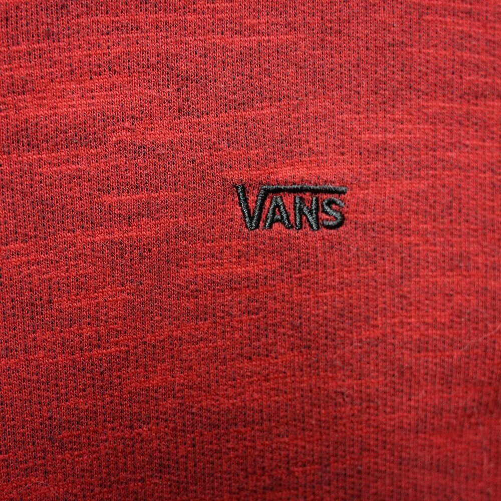 Men's Red Vans Hoodie Shirt, Size Medium - Picture 3 of 9